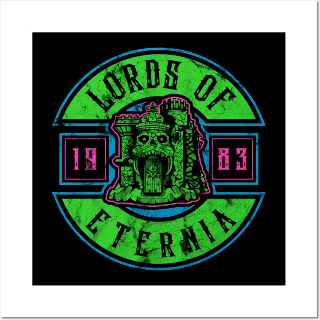 Lords of Eternia - Grayskull Variant Double Wall Art by Gimmickbydesign
